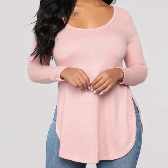 Fashion Nova Tops - 3/$35 FASHION NOVA | Pink Long Sleeve Top